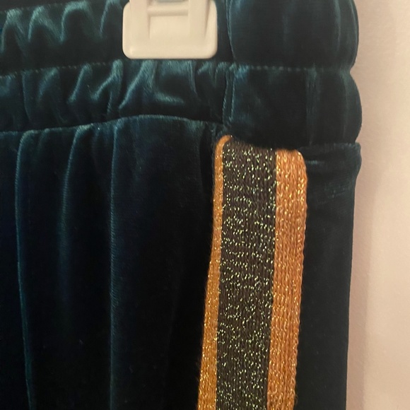 NWT Forever 21 Green Velvet Pants - Picture 3 of 5